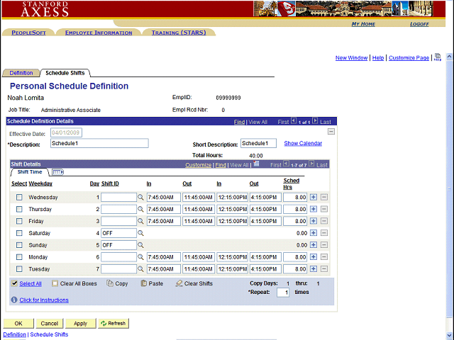 Screen image of this step
