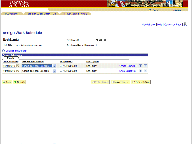 Screen image of this step