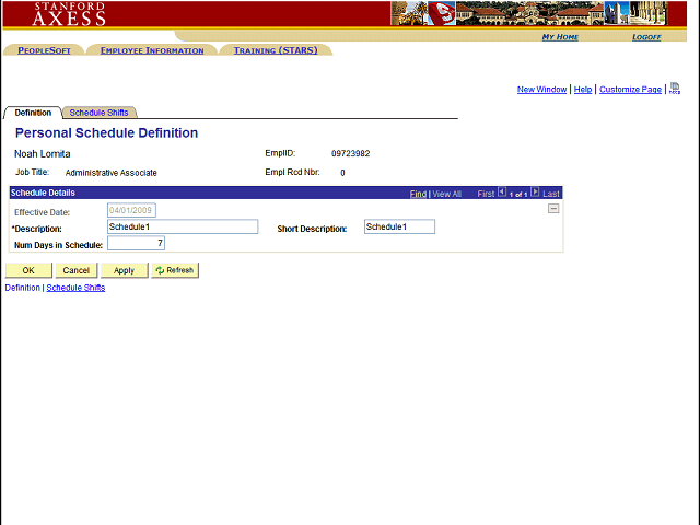 Screen image of this step