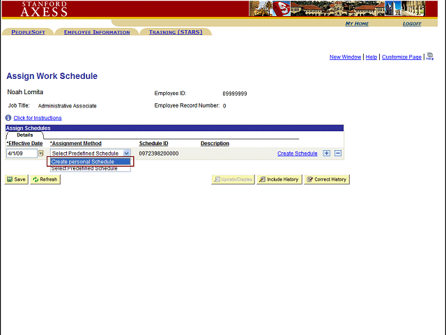 Screen image of this step