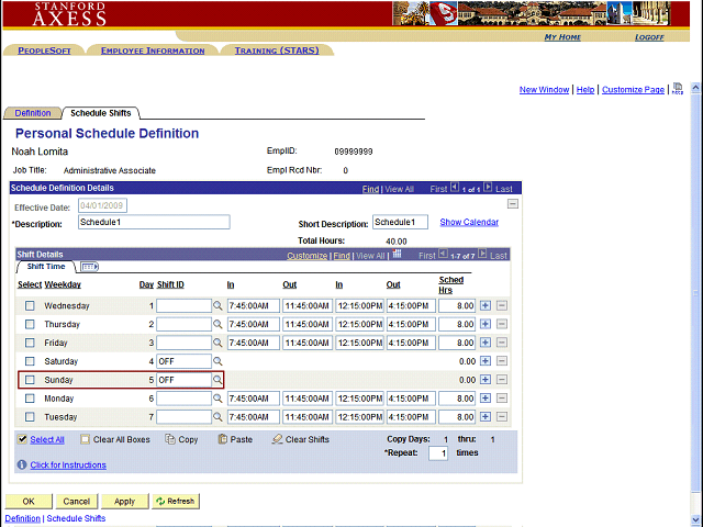 Screen image of this step