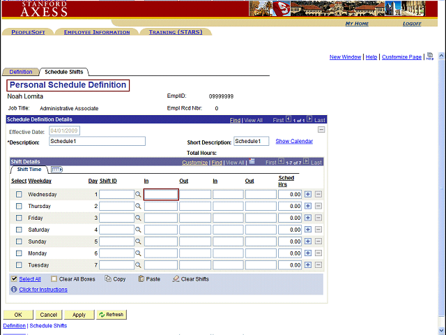 Screen image of this step