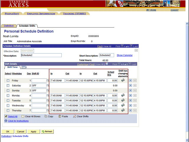 Screen image of this step