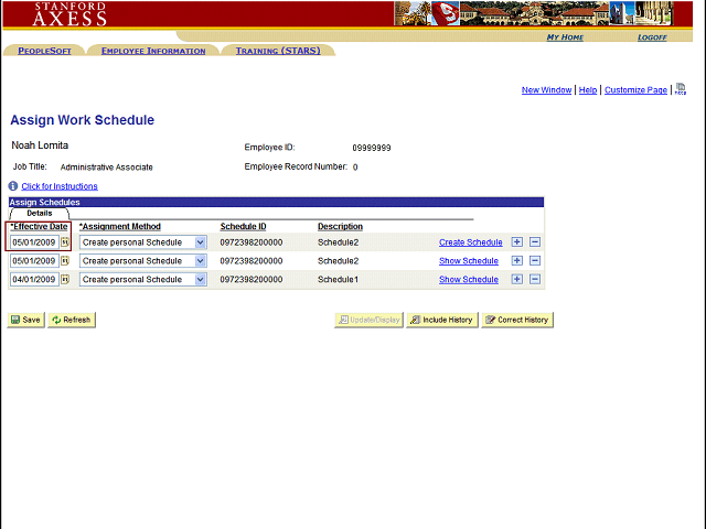 Screen image of this step
