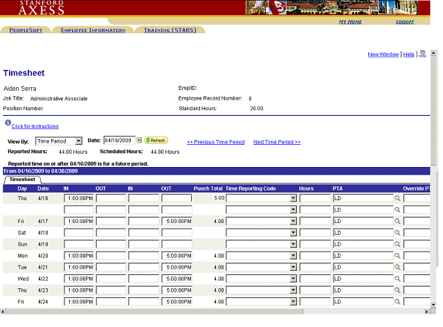 Screen image of this step